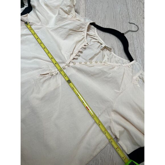 The Great. The Vignette Top - Small Cream Blouse SIZE 1 - Picture 4 of 7